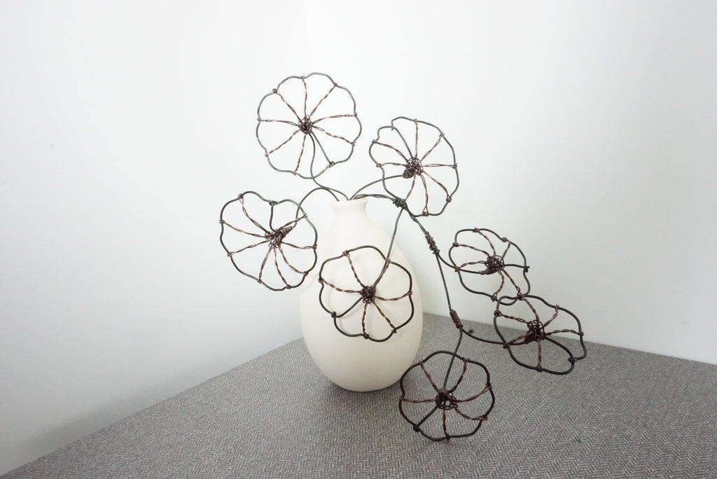 Handmade Stephania Wire Vine | Minimalist Trailing Sculpture Thailand