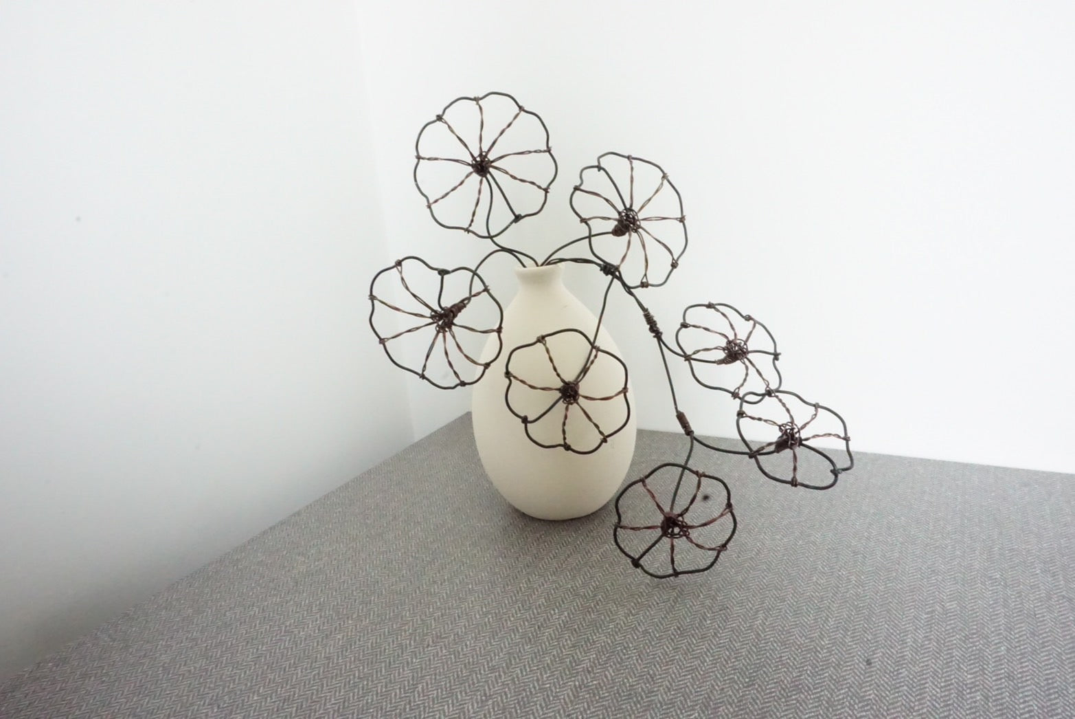 Handmade Stephania Wire Vine | Minimalist Trailing Sculpture Thailand