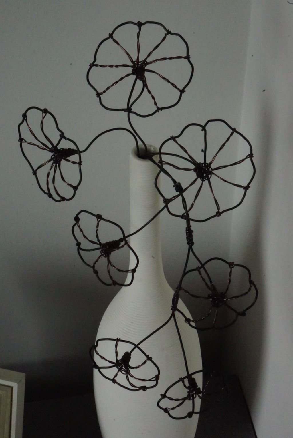 Handmade Stephania Wire Vine | Minimalist Trailing Sculpture Thailand