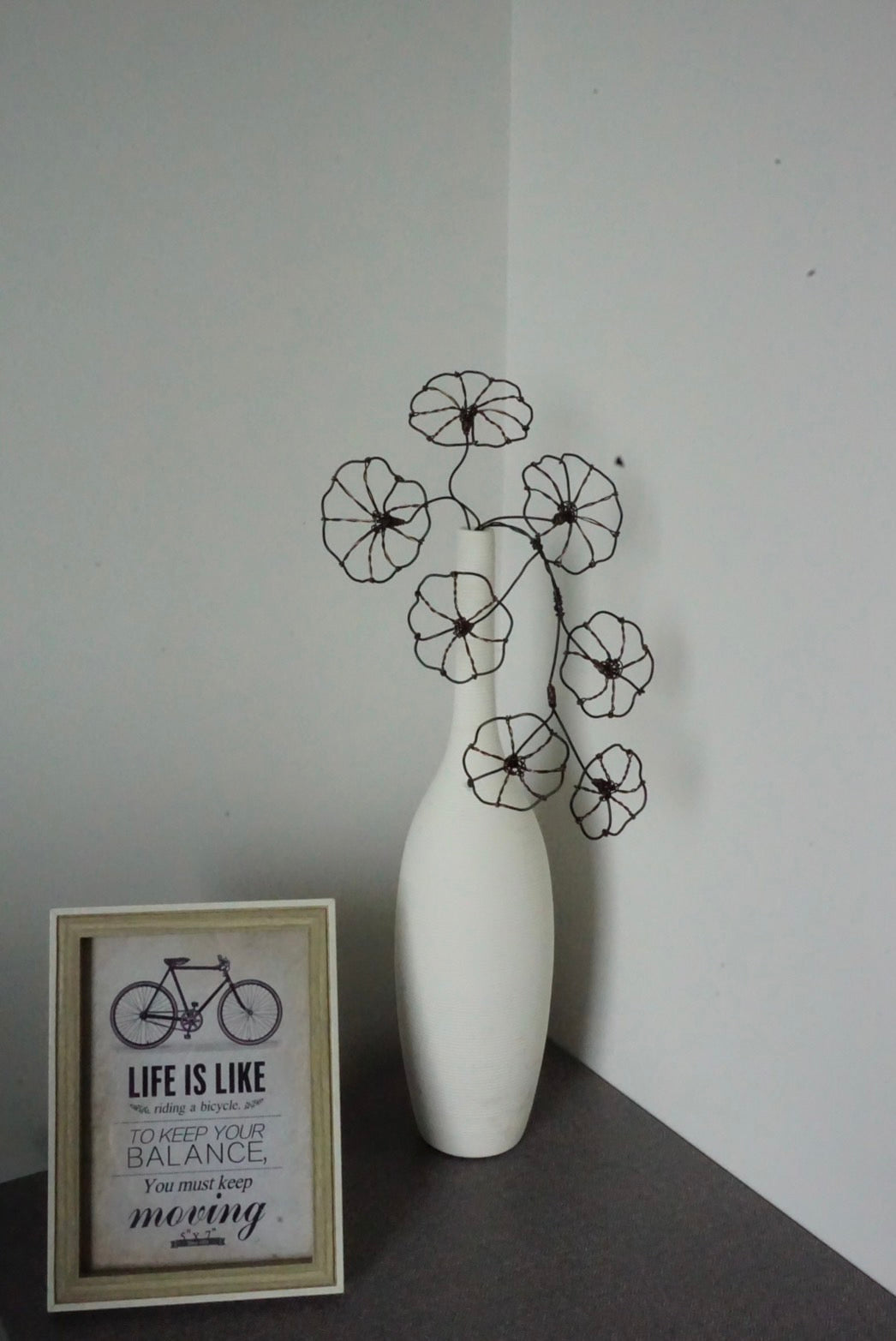 Handmade Stephania Wire Vine | Minimalist Trailing Sculpture Thailand